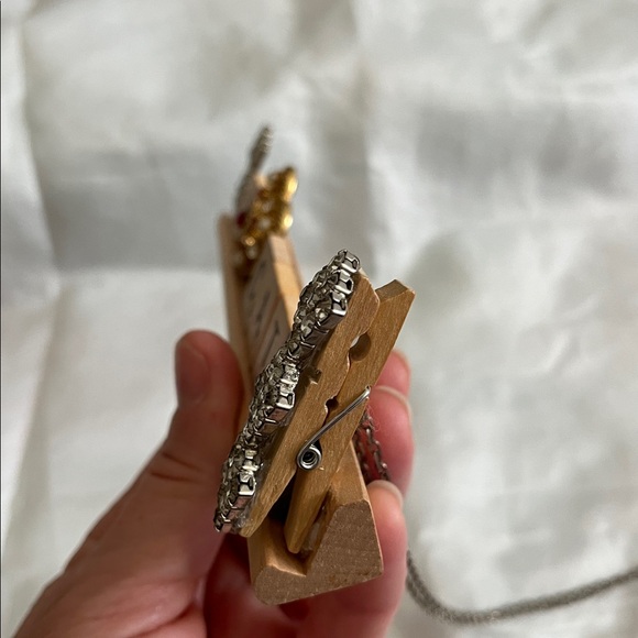 Made by me out of vintage jewelry & scrabble letters! - Picture 6 of 9